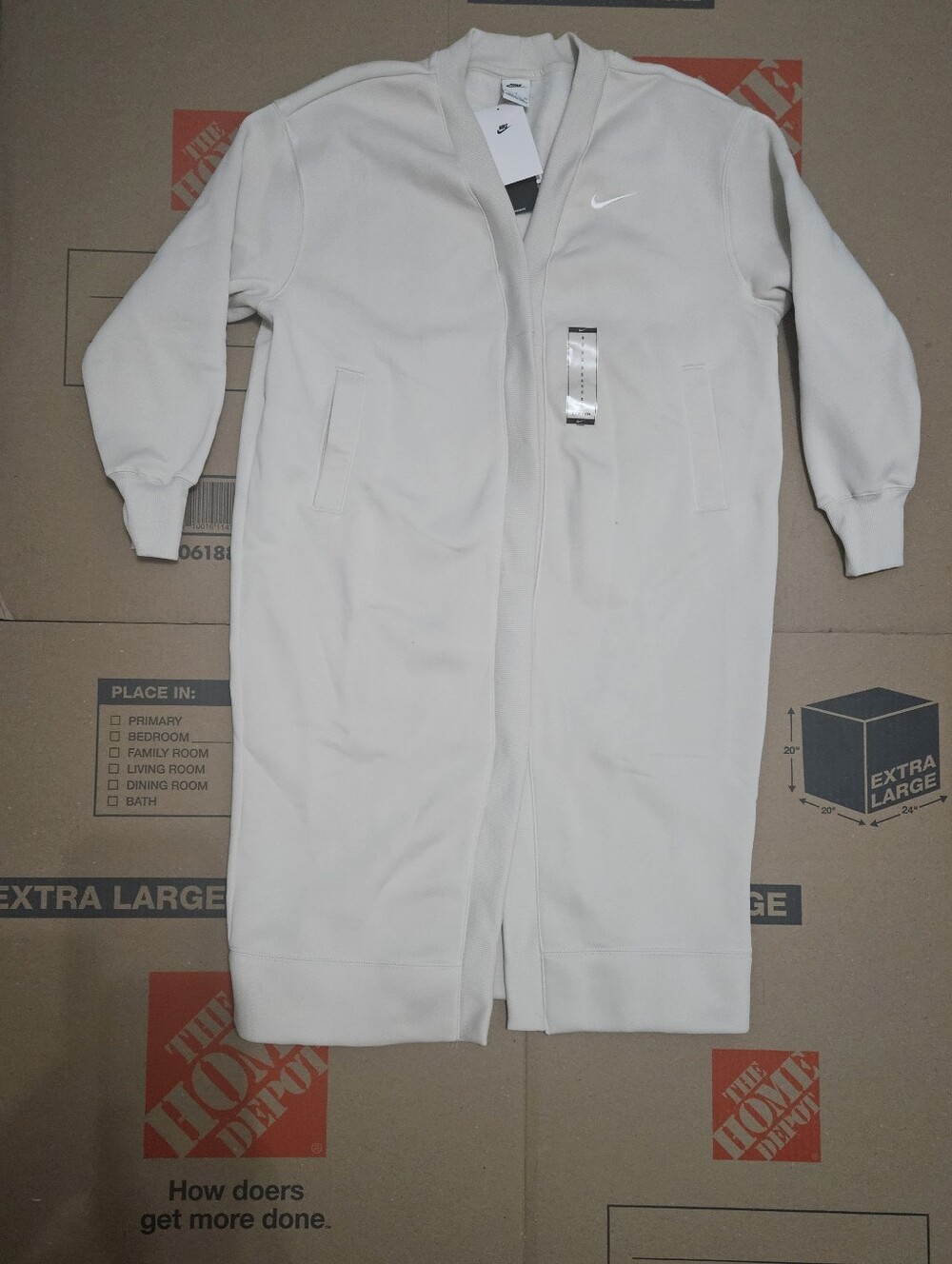 Nike Wmn Phoenix Fleece Oversized Long Cardigan